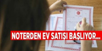 Noterden Ev Satışı Başlıyor !